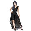 Sinister - 1018 High low skirt - Black Product image